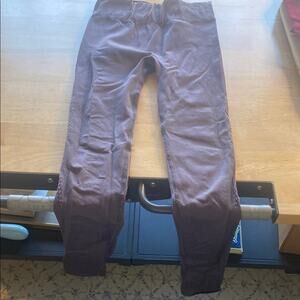 Purple Leggings with Cut Out design on side of legs